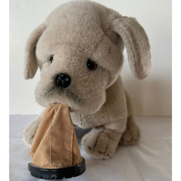 Vintage Applause Avanti Dog with Shoe 1986 Puppy 12" PLUSH Stuffed Baby Animal - Picture 2 of 8